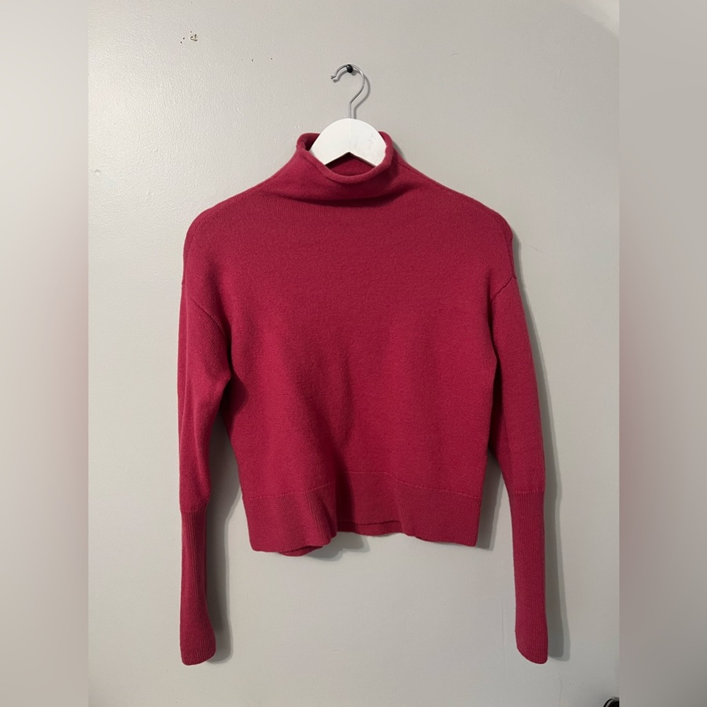 Wilfred Cyprie Sweater in Hot Pink (Barbie Pink) - size small - Picture 2 of 4
